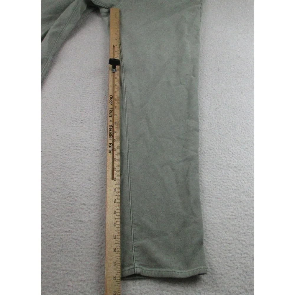 Faherty Brand Pants Mens 38 Sage Green Soft Stretch‎ 5-Pocket Casual Jeans Style